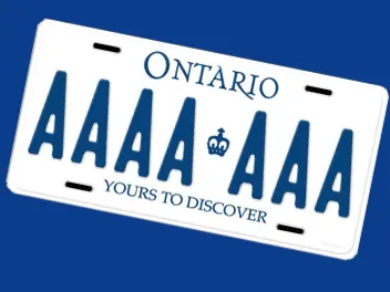 License plate